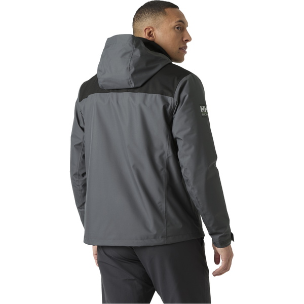 2026 Helly Hansen Mens Crew Hooded Midlayer Jacket 2 34442 - Thunder Grey